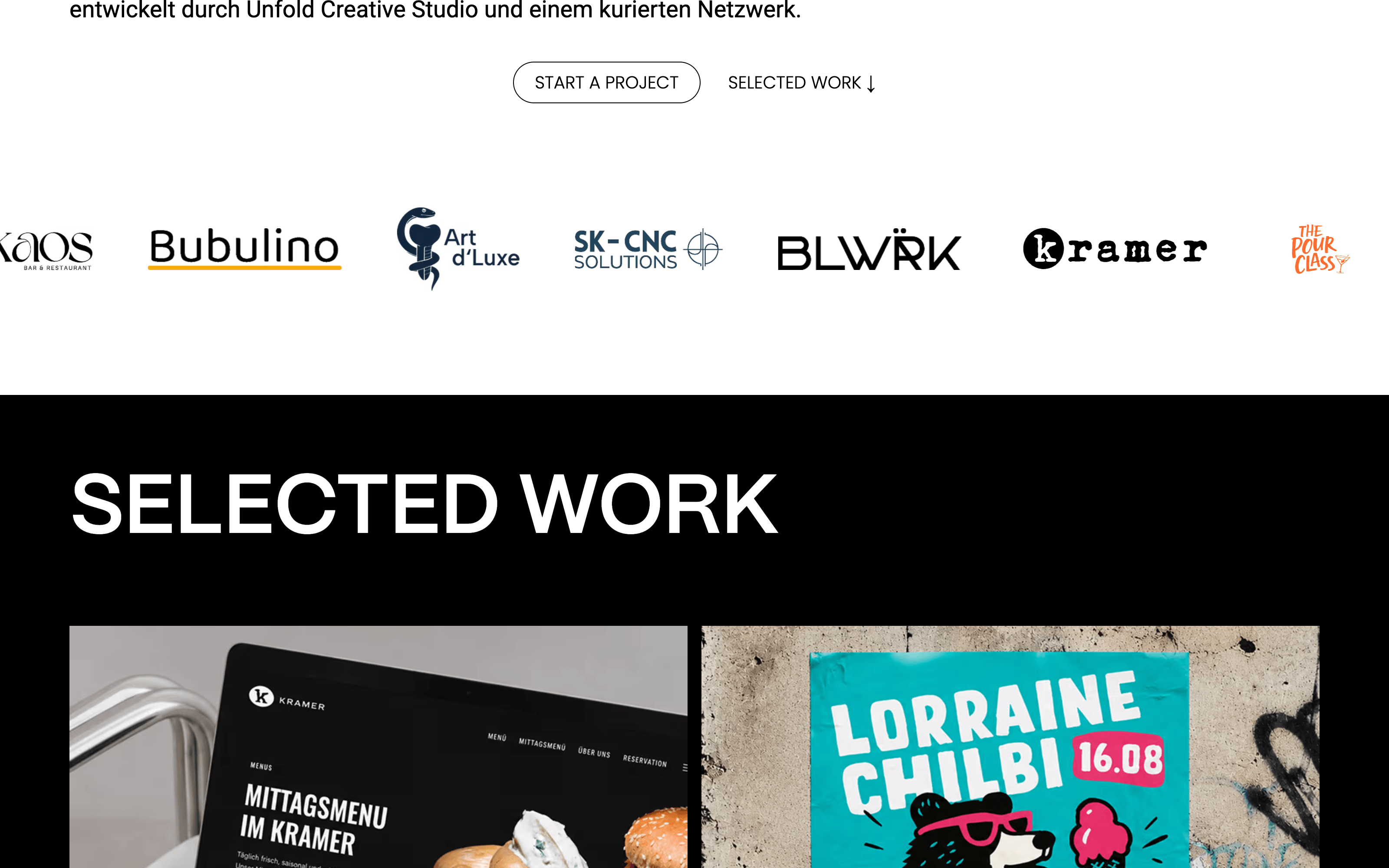 Unfold Creative Studio screenshot 1